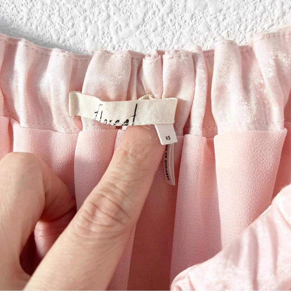 Anthropologie Floreat Light Pink Blouse - Picture 7 of 8